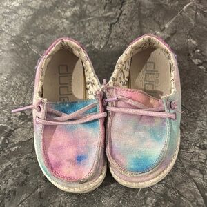 Hey Dude Kids' rainbow sparkle Shoes